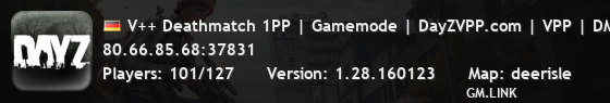 V++ Deathmatch 1PP | Gamemode | DayZVPP.com | VPP | DM