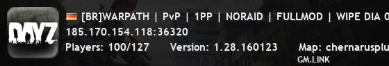[BR]WARPATH | PvP | 1PP | NORAID | FULLMOD | WIPE DIA 01/10
