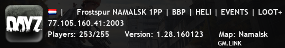 |     Frostspur NAMALSK 1PP | BBP | HELI | EVENTS | LOOT+