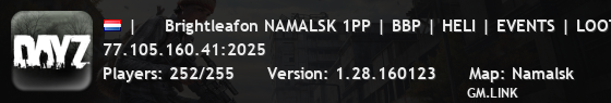 |     Brightleafon NAMALSK 1PP | BBP | HELI | EVENTS | LOOT+
