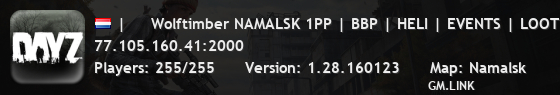 |     Wolftimber NAMALSK 1PP | BBP | HELI | EVENTS | LOOT+