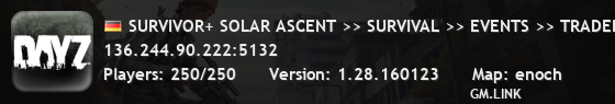 SURVIVOR+ SOLAR ASCENT >> SURVIVAL >> EVENTS >> TRADER & GUNS #2