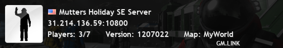 Mutters Holiday SE Server