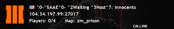 ^0-^5AAE^0- ^2Waiting ^3Host^7: innocents