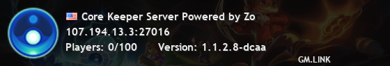 Core Keeper Server Powered by Zo
