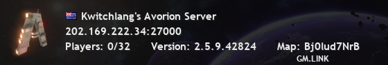 Kwitchlang's Avorion Server