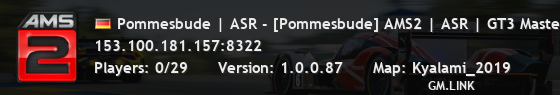 Pommesbude | ASR - [Pommesbude] AMS2 | ASR | GT3 Masters
