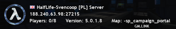 HalfLife-Svencoop [PL] Server