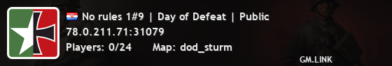 No rules 1#9 | Day of Defeat | Public