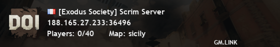 [Exodus Society] Scrim Server