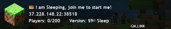 I am Sleeping, join me to start me!