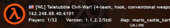 [WL] Teletubbie Civil-War! (4-team, hook, conventional weapons)