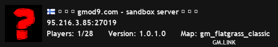 ✿ ✿ ✿ gmod9.com - sandbox server ✿ ✿ ✿