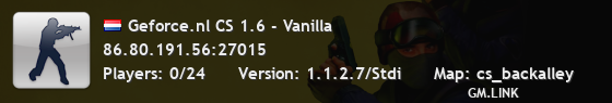 Geforce.nl CS 1.6 - Vanilla