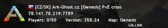[CZ/SK] Ark-Ghost.cz [Genesis] PvE cross