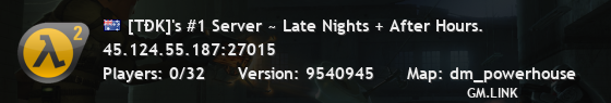 [TÐK]'s #1 Server ~ Late Nights + After Hours.