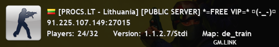 [PROCS.LT - Lithuania] [PUBLIC SERVER] *=FREE VIP=* 凸(-_-)凸