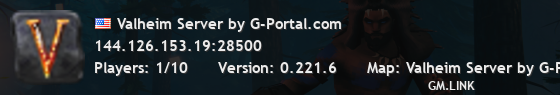 Valheim Server by G-Portal.com