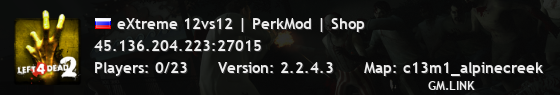 eXtreme 12vs12 | PerkMod | Shop