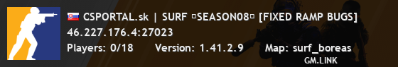 CSPORTAL.sk | SURF ★SEASON08★ [FIXED RAMP BUGS]