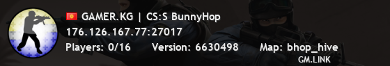 GAMER.KG | CS:S BunnyHop
