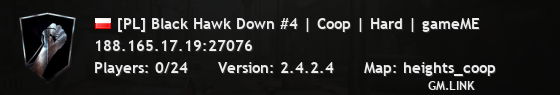 [PL] Black Hawk Down #4 | Coop | Hard | gameME