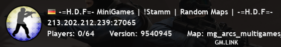 -=H.D.F=- MiniGames | !Stamm | Random Maps | -=H.D.F=-