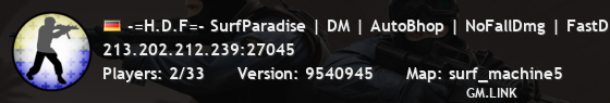 -=H.D.F=- SurfParadise | DM | AutoBhop | NoFallDmg | FastDL | !