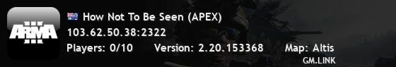 How Not To Be Seen (APEX)