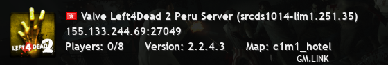Valve Left4Dead 2 Peru Server (srcds1014-lim1.251.35)