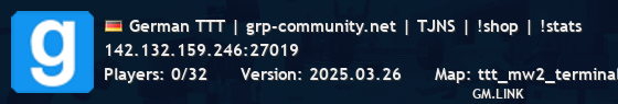 German TTT | grp-community.net | TJNS | !shop | !stats