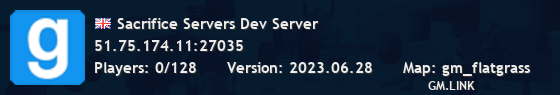 Sacrifice Servers Dev Server