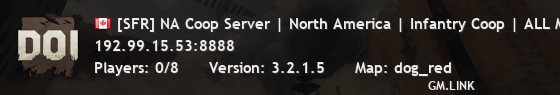 [SFR] NA Coop Server | North America | Infantry Coop | ALL Maps