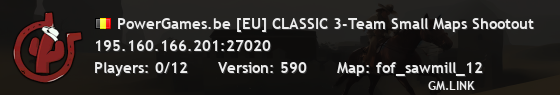 PowerGames.be [EU] CLASSIC 3-Team Small Maps Shootout