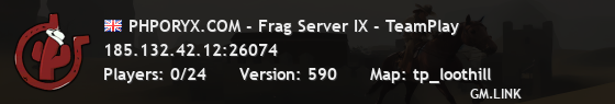 PHPORYX.COM - Frag Server IX - TeamPlay