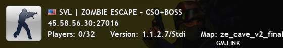 SVL | ZOMBIE ESCAPE - CSO+BOSS