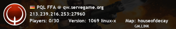 PQL FFA @ qw.servegame.org