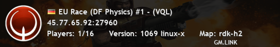 EU Race (DF Physics) #1 - (VQL)