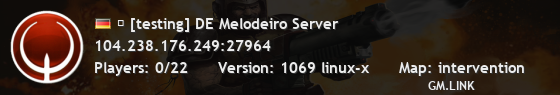 ► [testing] DE Melodeiro Server