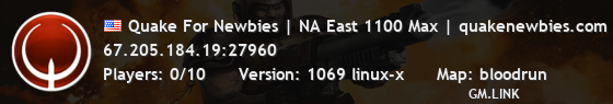 Quake For Newbies | NA East 1100 Max | quakenewbies.com