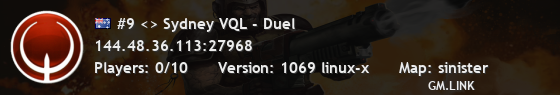 #9 <> Sydney VQL - Duel