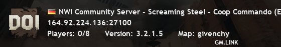 NWI Community Server - Screaming Steel - Coop Commando (EU)