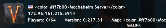 <color=#ff7b00>Mochaheim Server</color>