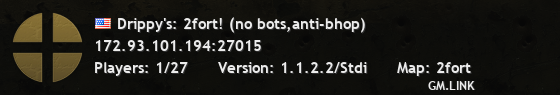 Drippy's: 2fort! (no bots,anti-bhop)
