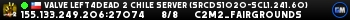 Valve Left4Dead 2 Chile Server (srcds1020-scl1.241.60)