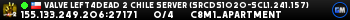 Valve Left4Dead 2 Chile Server (srcds1020-scl1.241.157)