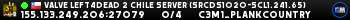 Valve Left4Dead 2 Chile Server (srcds1020-scl1.241.65)