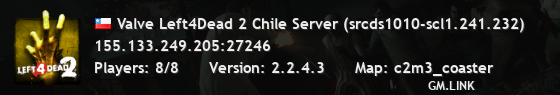 Valve Left4Dead 2 Chile Server (srcds1010-scl1.241.232)