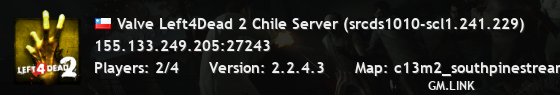 Valve Left4Dead 2 Chile Server (srcds1010-scl1.241.229)
