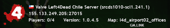 Valve Left4Dead Chile Server (srcds1010-scl1.241.1)